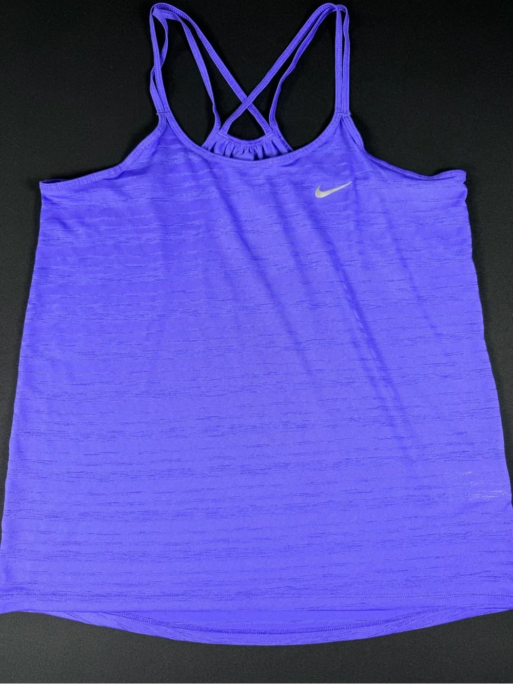 Nike Women's Violet Crossback Athletic Tank Top